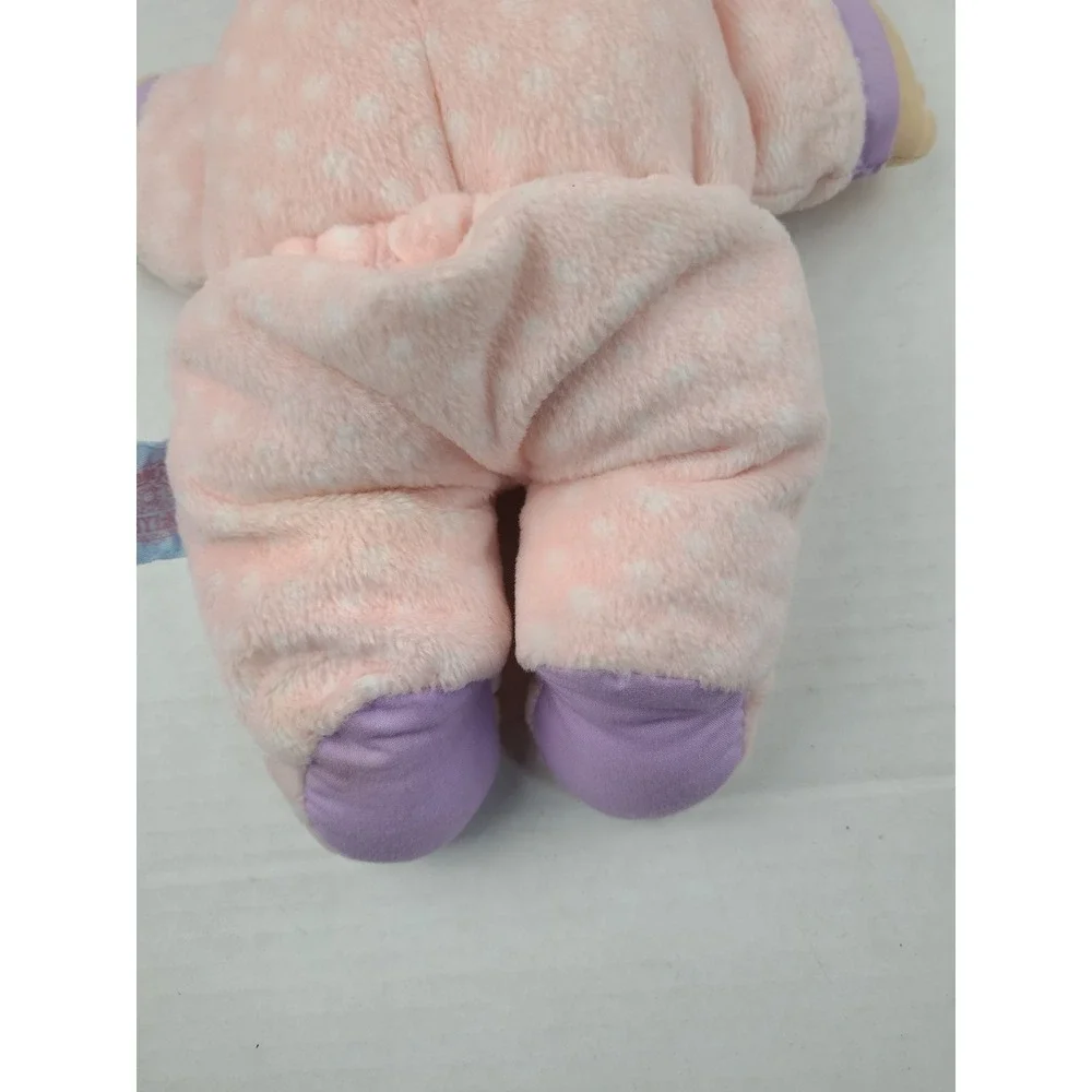 Vintage‎ 1988 Cabbage Patch Kids Baby-Land Plush Doll Pink Soft Body Pacifier